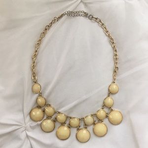 Cream & Gold Statement Necklace